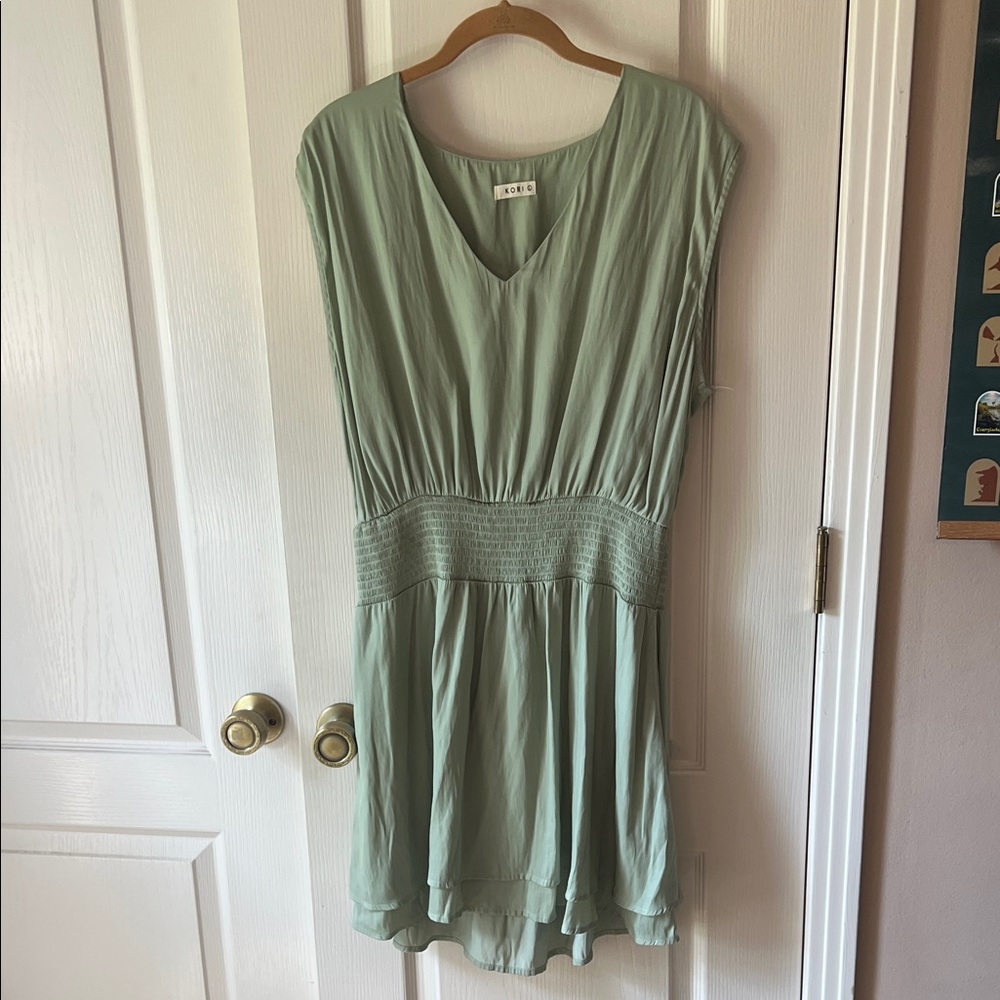 Kori Mint Green Mini Dress
